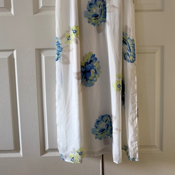 Old Navy White Floral Maxi Dress with Ruffle Sleeves. Size XL NWT - Picture 2 of 15